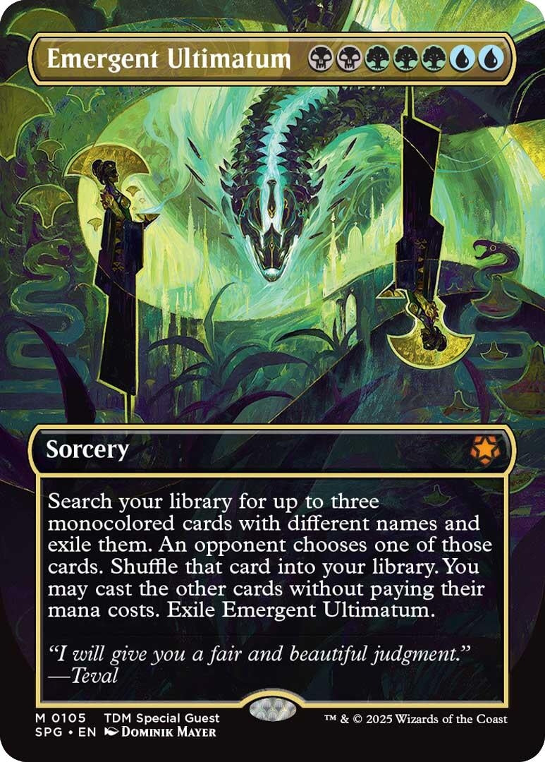 Image for Emergent Ultimatum (Borderless) (105) (Special Guests) - Magic: The Gathering