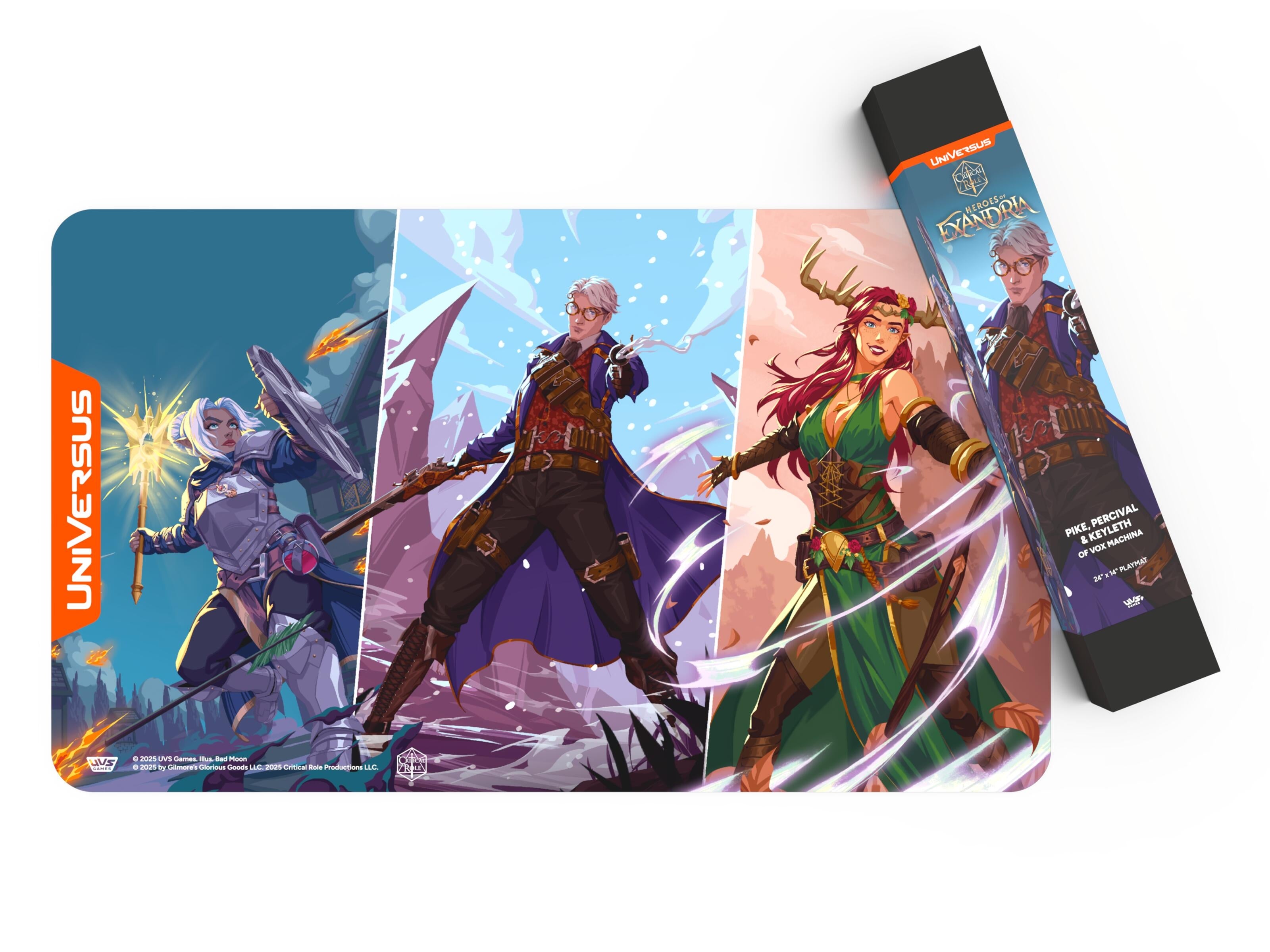 Image for Critical Role: Heroes of Exandria Playmat: Pike, Percival, and Keyleth - Playmats