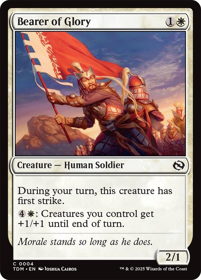 Image for Bearer of Glory (4) (Tarkir: Dragonstorm) - Magic: The Gathering