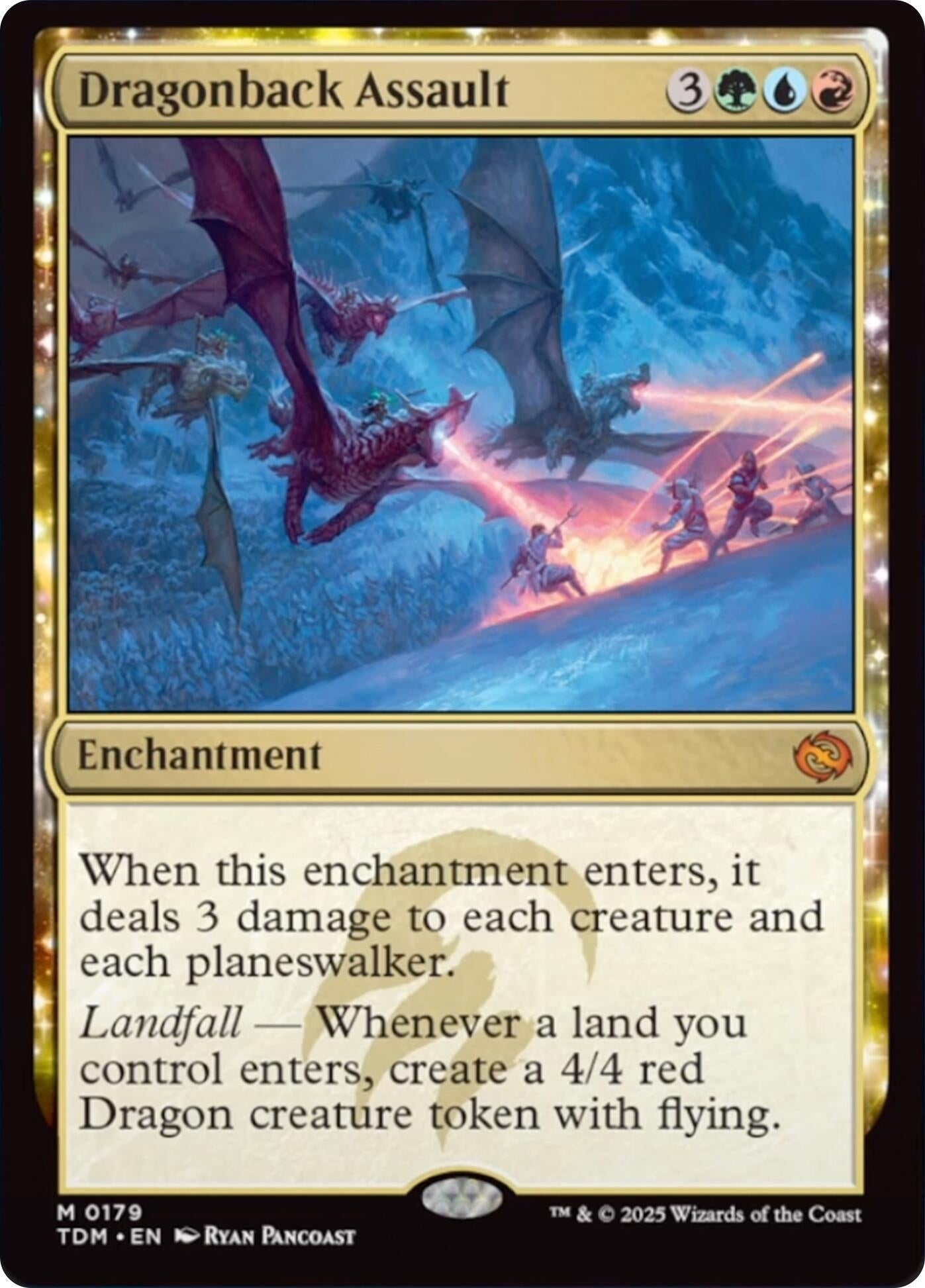 Image for Dragonback Assault (179) (Tarkir: Dragonstorm) - Magic: The Gathering
