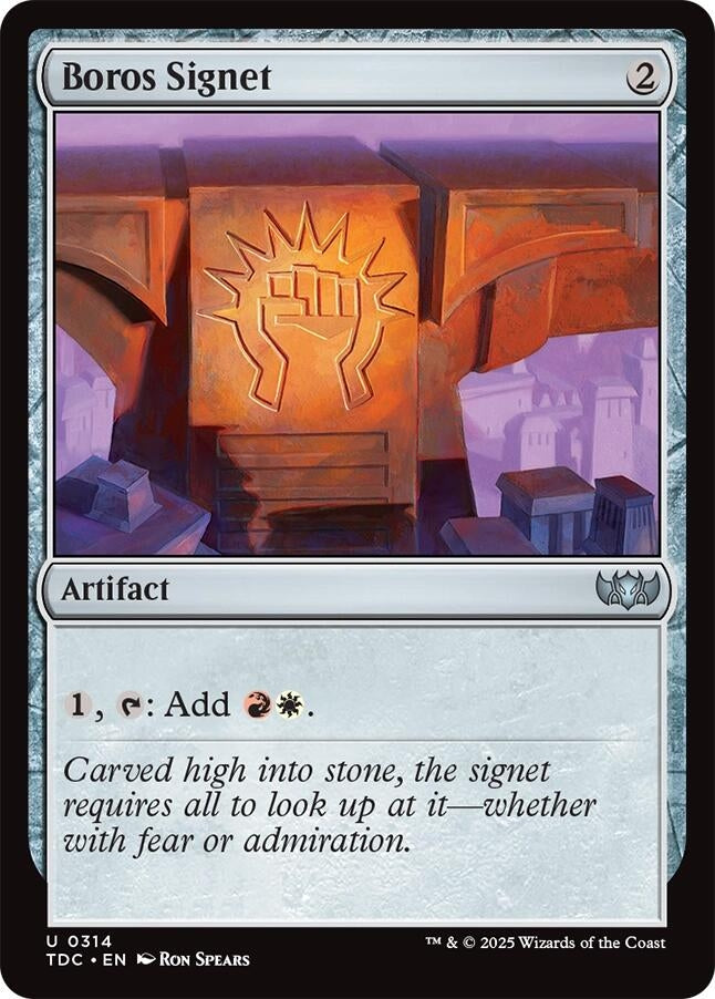 Image for Boros Signet (314) (Tarkir: Dragonstorm) - Magic: The Gathering