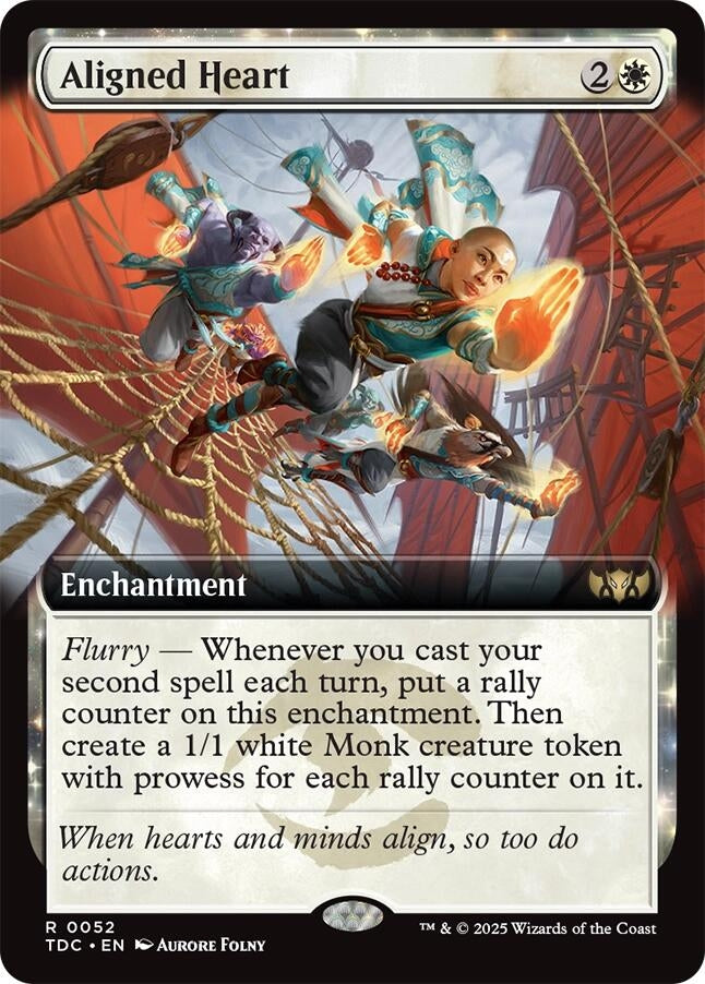 Image for Aligned Heart (Extended Art) (52) (Tarkir: Dragonstorm) - Magic: The Gathering