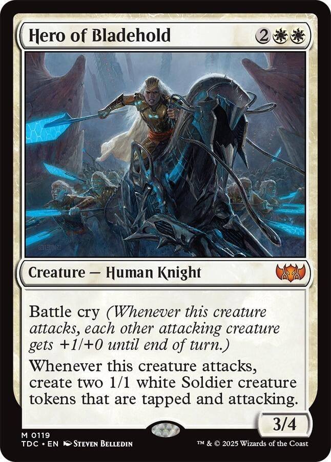 Image for Hero of Bladehold (119) (Tarkir: Dragonstorm) - Magic: The Gathering