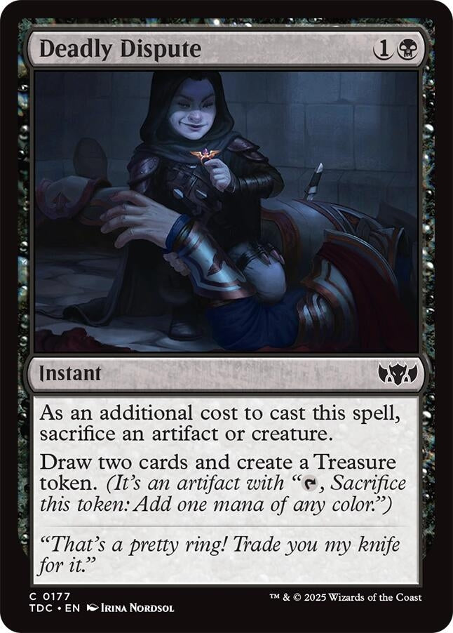 Image for Deadly Dispute (177) (Tarkir: Dragonstorm) - Magic: The Gathering