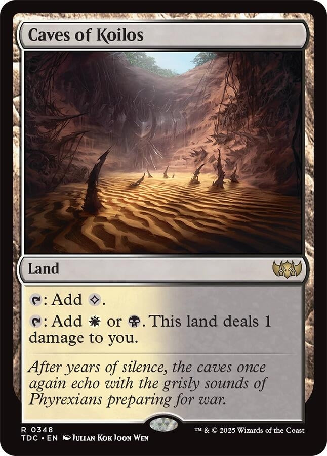 Image for Caves of Koilos (348) (Tarkir: Dragonstorm) - Magic: The Gathering
