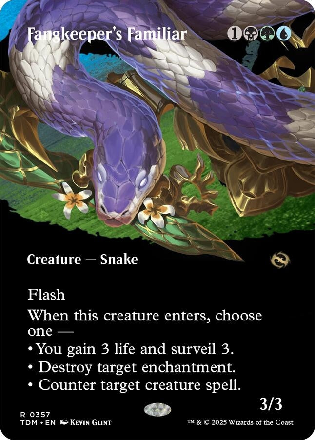 Image for Fangkeeper's Familiar (Borderless) (357) (Tarkir: Dragonstorm) - Magic: The Gathering