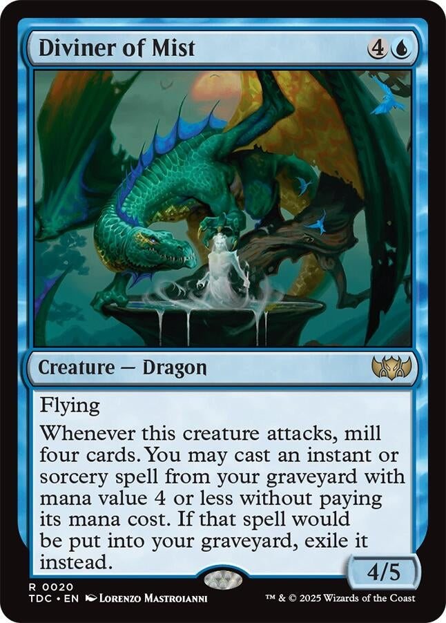 Image for Diviner of Mist (20) (Tarkir: Dragonstorm) - Magic: The Gathering