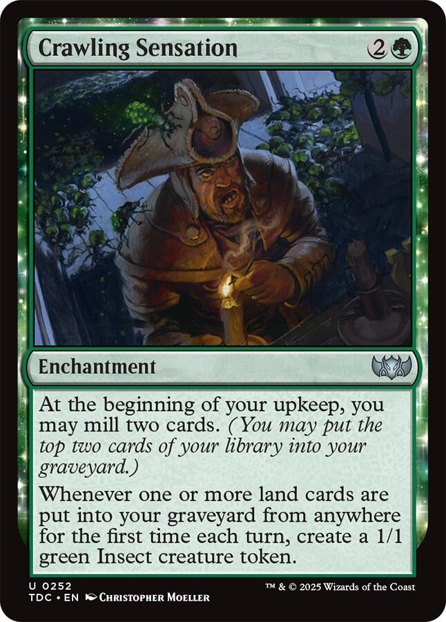 Image for Crawling Sensation (252) (Tarkir: Dragonstorm) - Magic: The Gathering