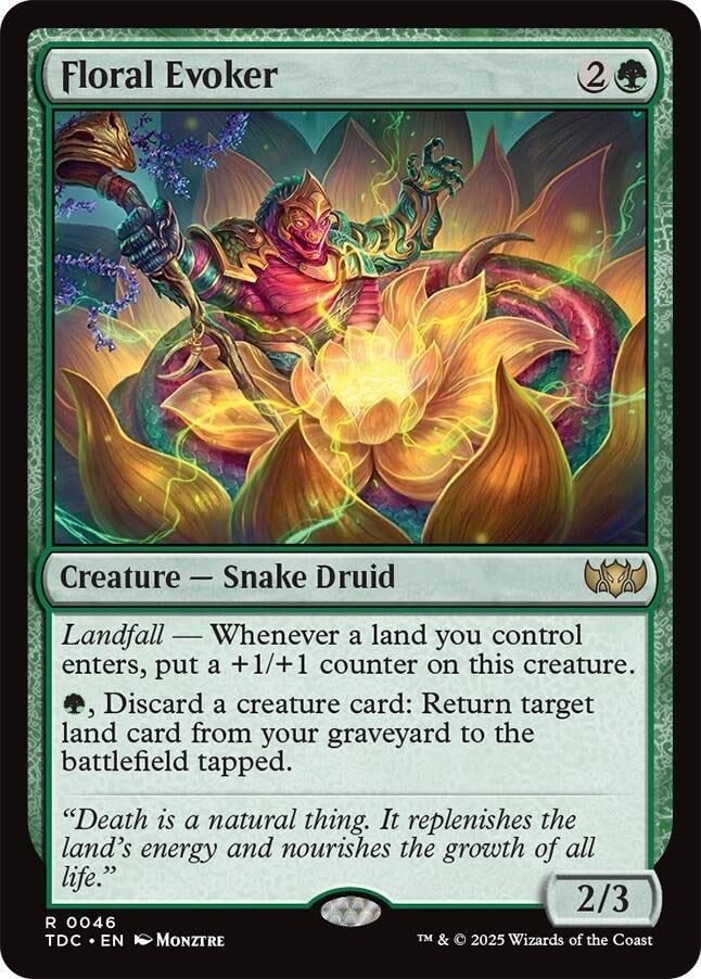 Image for Floral Evoker (46) (Tarkir: Dragonstorm) - Magic: The Gathering