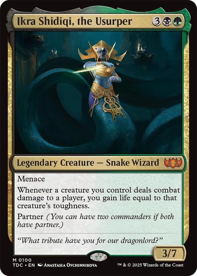 Image for Ikra Shidiqi, the Usurper (100) (Tarkir: Dragonstorm) - Magic: The Gathering
