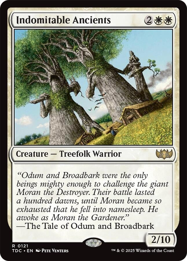 Image for Indomitable Ancients (121) (Tarkir: Dragonstorm) - Magic: The Gathering