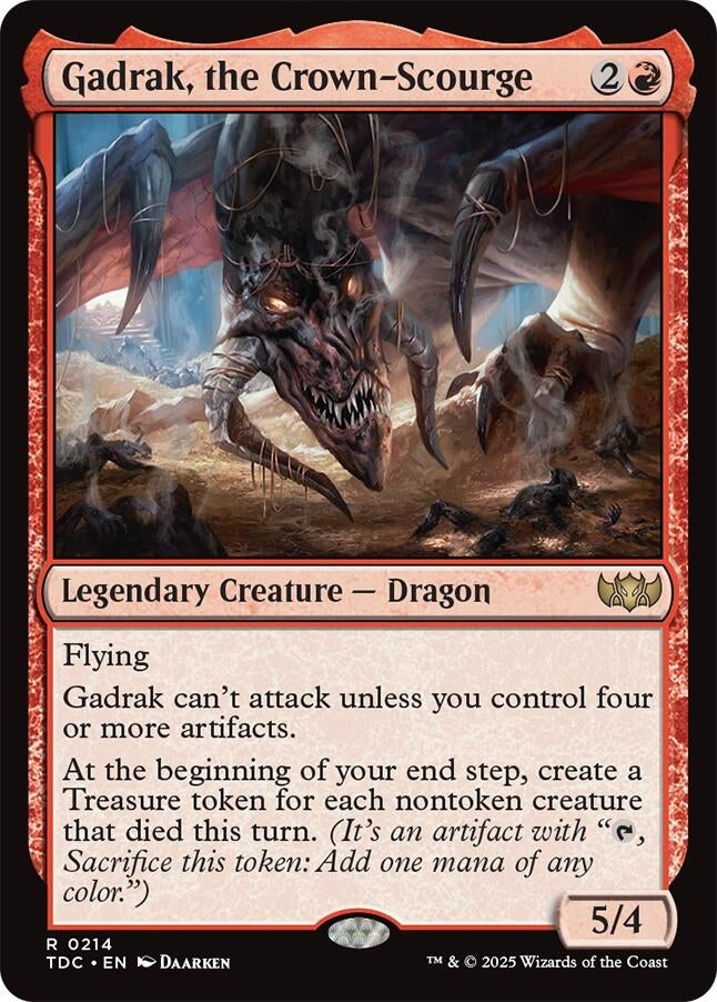 Image for Gadrak, the Crown-Scourge (214) (Tarkir: Dragonstorm) - Magic: The Gathering