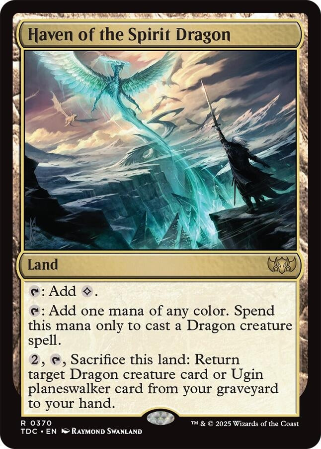 Image for Haven of the Spirit Dragon (370) (Tarkir: Dragonstorm) - Magic: The Gathering