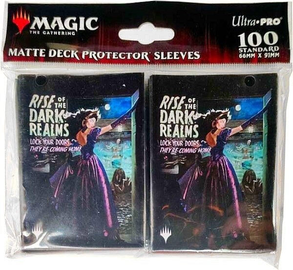 Image for October 2021 Secret Lair Drop Series - Rise of the Dark Realms Deck Protector Sleeves for Magic: The Gathering (100-pack) - Card Sleeves