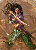 Image for Descendant of Storms Art Card (2/54) (Gold-Stamped Signature) (2) (Tarkir: Dragonstorm) - Magic: The Gathering