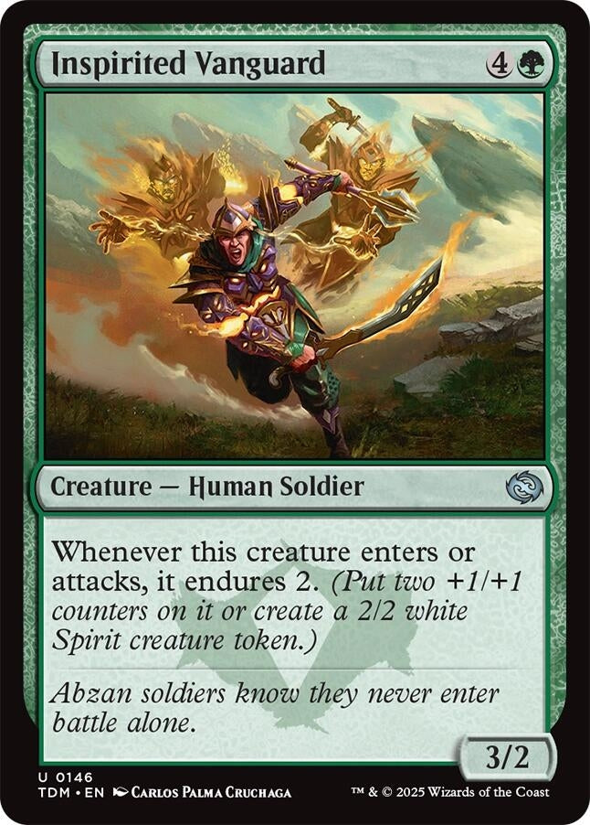 Image for Inspirited Vanguard (146) (Tarkir: Dragonstorm) - Magic: The Gathering