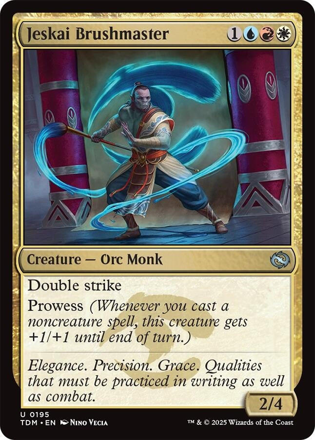 Image for Jeskai Brushmaster (195) (Tarkir: Dragonstorm) - Magic: The Gathering