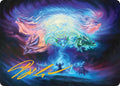 Image for Call the Spirit Dragons Art Card (21/54) (Gold-Stamped Signature) (21) (Tarkir: Dragonstorm) - Magic: The Gathering