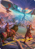 Image for All-Out Assault Art Card (50/54) (Gold-Stamped Signature) (50) (Tarkir: Dragonstorm) - Magic: The Gathering