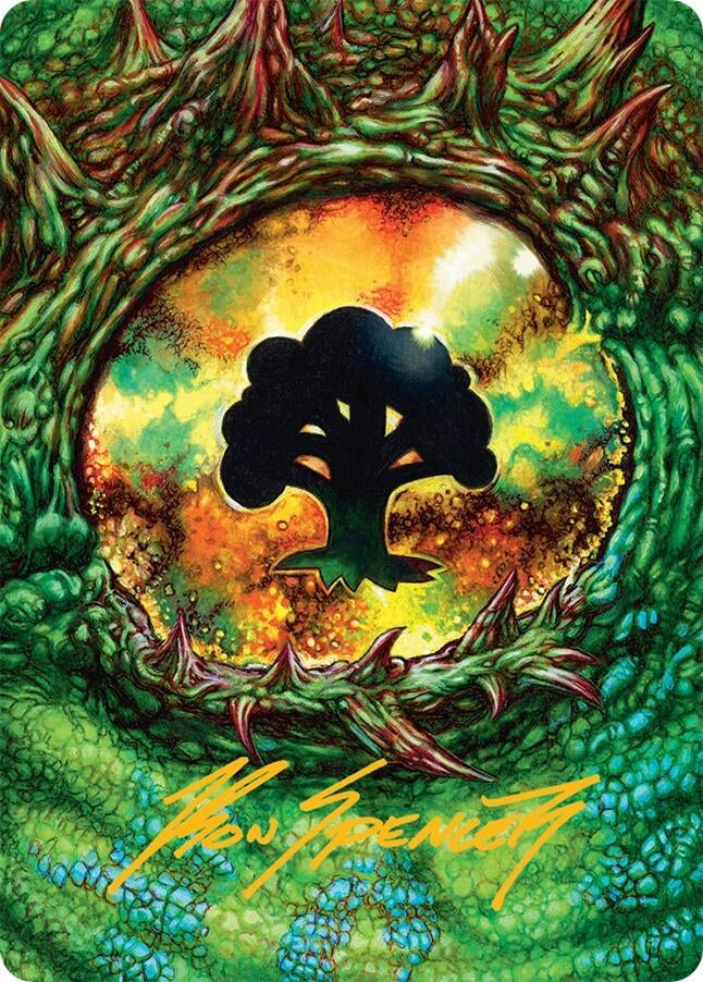 Image for Forest Art Card (32/54) (Gold-Stamped Signature) (32) (Tarkir: Dragonstorm) - Magic: The Gathering