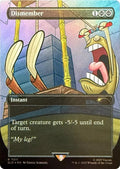 Image for Dismember (7011) (Rainbow Foil) (7011) (Secret Lair Drop Series) - Magic: The Gathering
