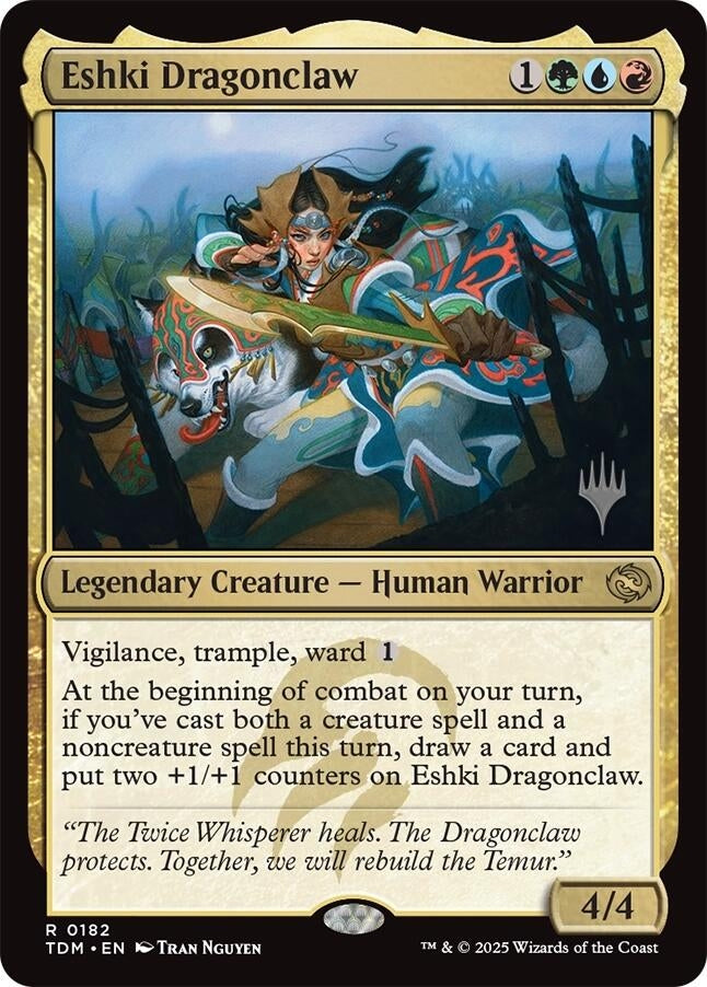 Image for Eshki Dragonclaw (182) (Tarkir: Dragonstorm) - Magic: The Gathering