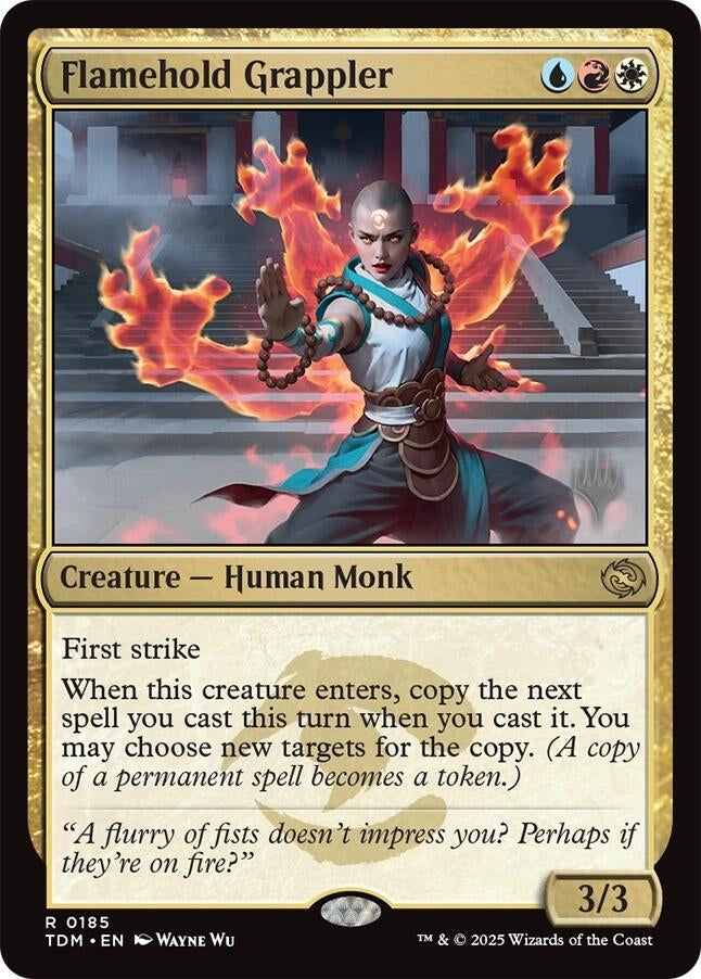 Image for Flamehold Grappler (185) (Tarkir: Dragonstorm) - Magic: The Gathering