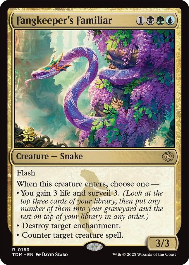 Image for Fangkeeper's Familiar (183) (Prerelease Cards) - Magic: The Gathering