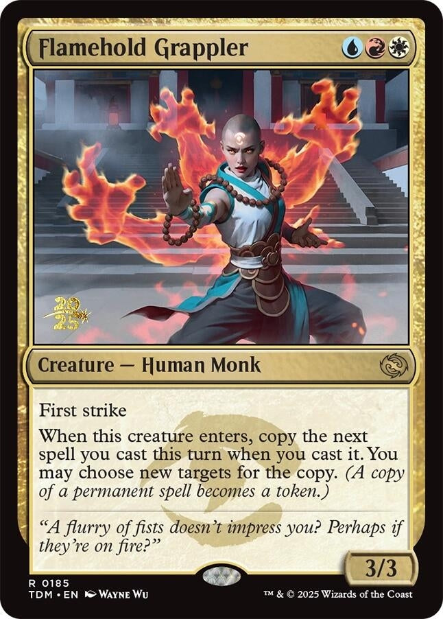 Image for Flamehold Grappler (185) (Prerelease Cards) - Magic: The Gathering