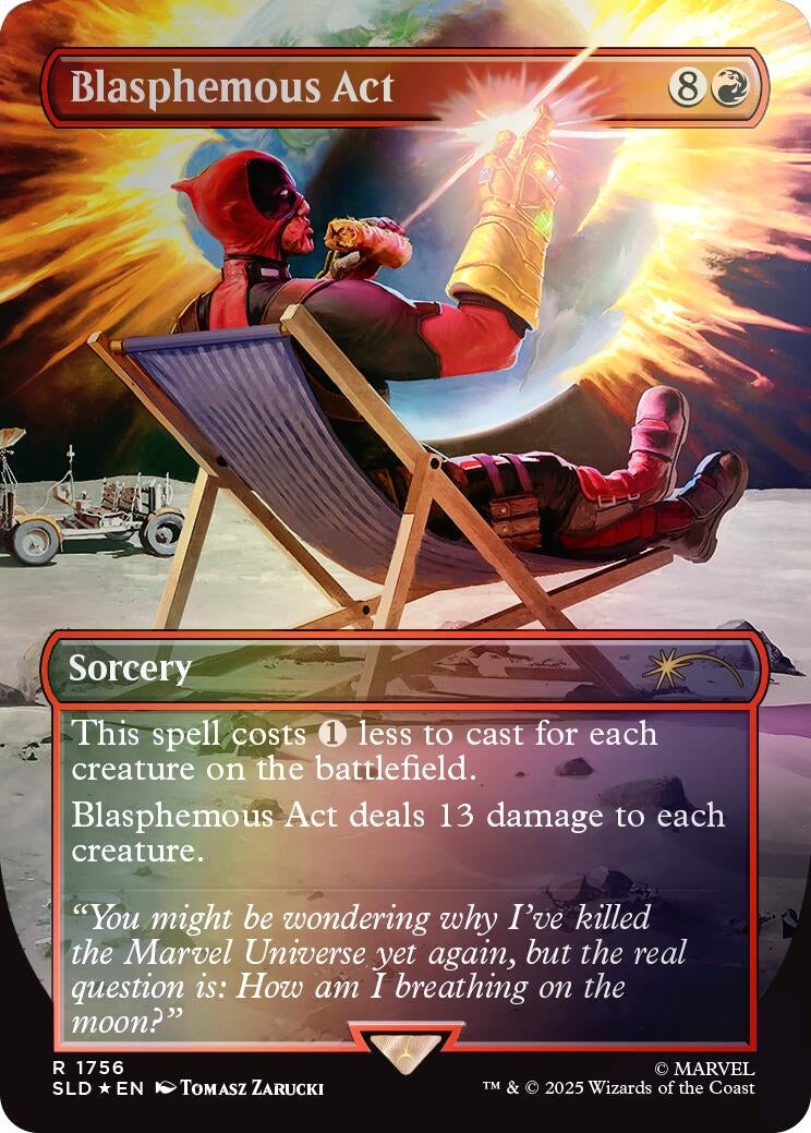 Image for Blasphemous Act (1756) (Rainbow Foil) (1756) (Secret Lair Drop Series) - Magic: The Gathering