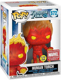 Image for Fantastic Four: Human Torch Glow in the Dark (Marvel Collection Corps Exclusive) - Funko