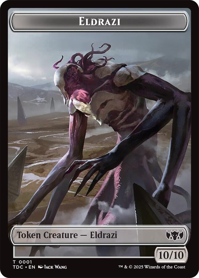 Image for Eldrazi // Citizen Double-Sided Token (1 // 26) (Tarkir: Dragonstorm) - Magic: The Gathering