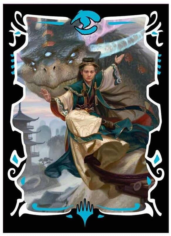 Image for Tarkir: Dragonstorm - Jeskai Commander Standard Deck Protector Sleeves for Magic: The Gathering (100-pack) - Card Sleeves