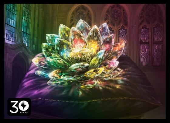 Image for 30th Anniversary: Foil Jeweled Lotus Limited Card Sleeves for Magic (80-Pack) - Card Sleeves