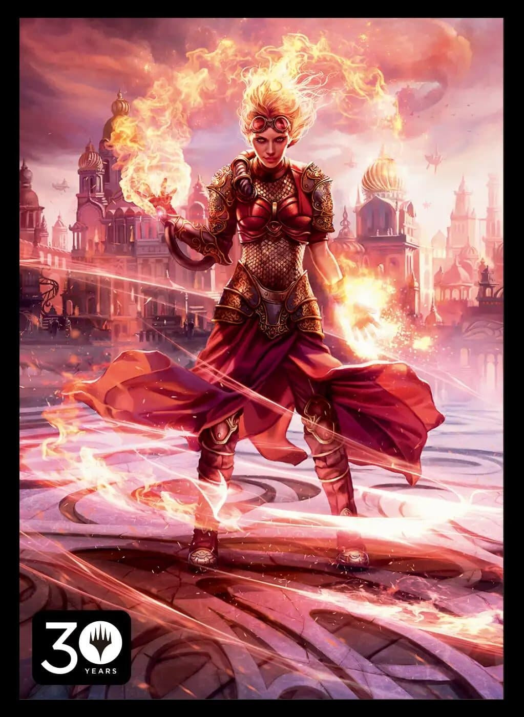 Image for 30th Anniversary: Chandra, Torch of Defiance Limited Card Sleeves for Magic (80-Pack) - Card Sleeves