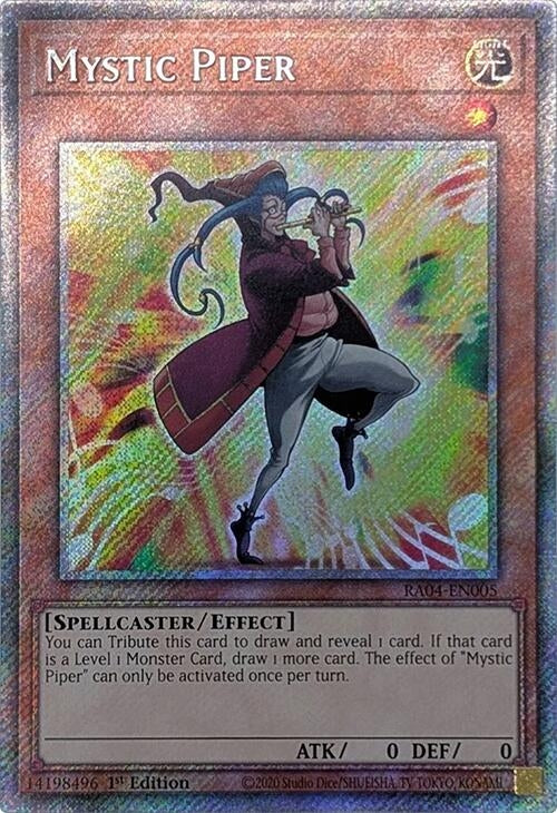 Mystic Piper (Platinum Secret Rare) (RA04-EN005)