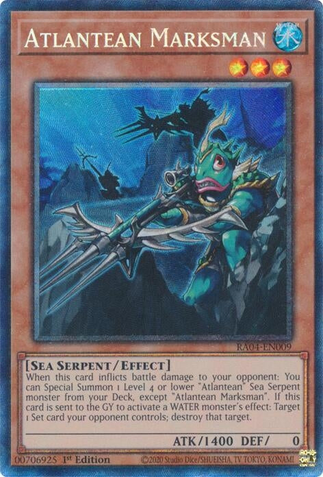 Image for Atlantean Marksman (PCR) (RA04-EN009) - YuGiOh