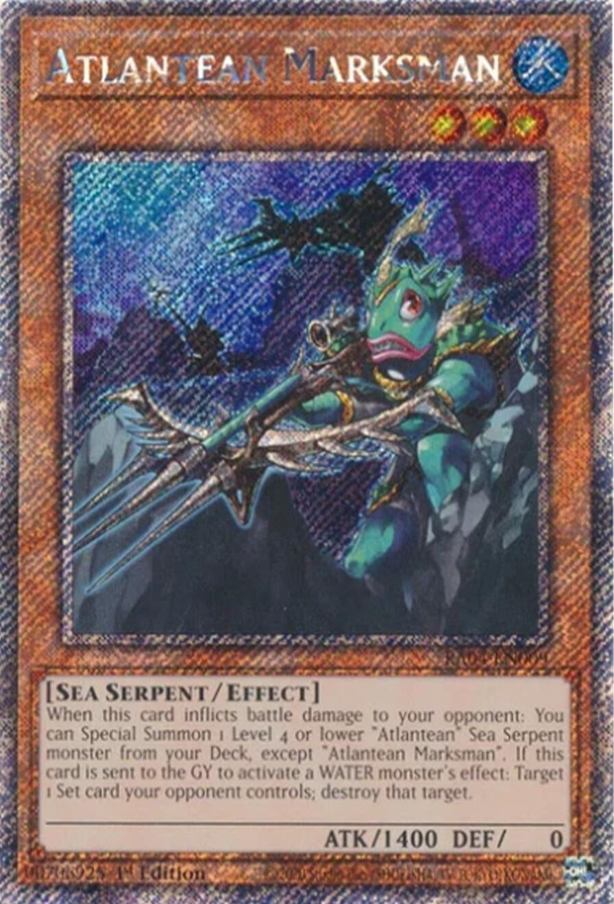 Atlantean Marksman (Platinum Secret Rare) (RA04-EN009)