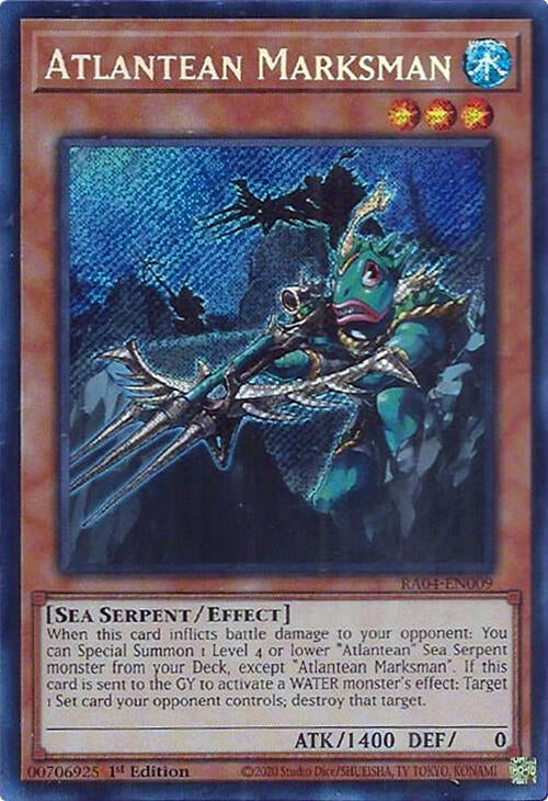 Image for Atlantean Marksman (Secret Rare) (RA04-EN009) - YuGiOh