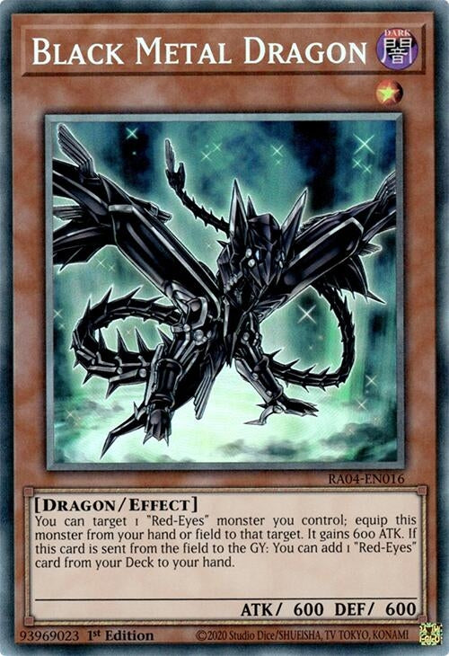 Image for Black Metal Dragon (PCR) (RA04-EN016) - YuGiOh