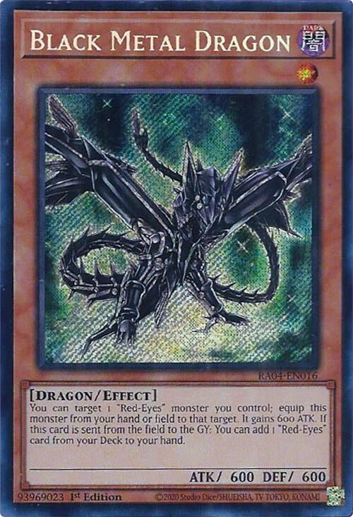 Image for Black Metal Dragon (Secret Rare) (RA04-EN016) - YuGiOh