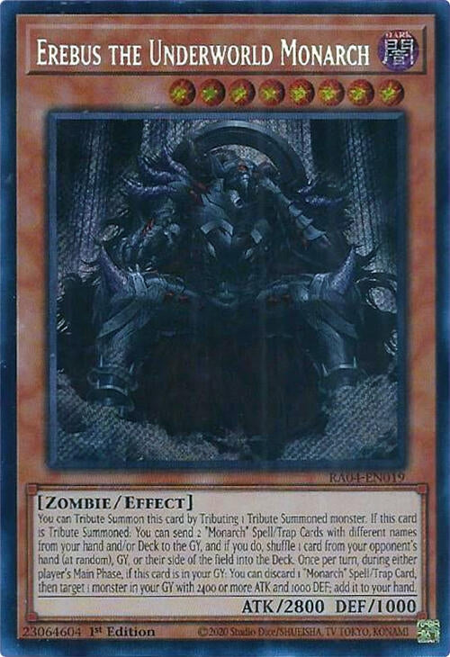 Image for Erebus the Underworld Monarch (Secret Rare) (RA04-EN019) - YuGiOh
