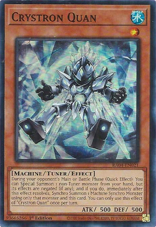 Image for Crystron Quan (RA04-EN021) - YuGiOh