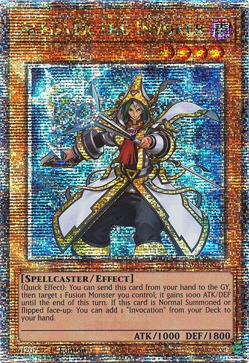 Aleister the Invoker (Alternate Art) (Quarter Century Secret Rare) (RA04-EN024)