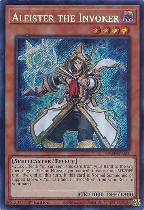 Aleister the Invoker (Alternate Art) (Secret Rare) (RA04-EN024)