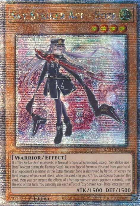 Image for Sky Striker Ace - Roze (Quarter Century Secret Rare) (RA04-EN031) - YuGiOh