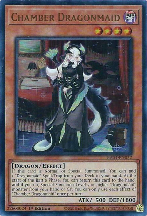 Image for Chamber Dragonmaid (UR) (RA04-EN032) - YuGiOh