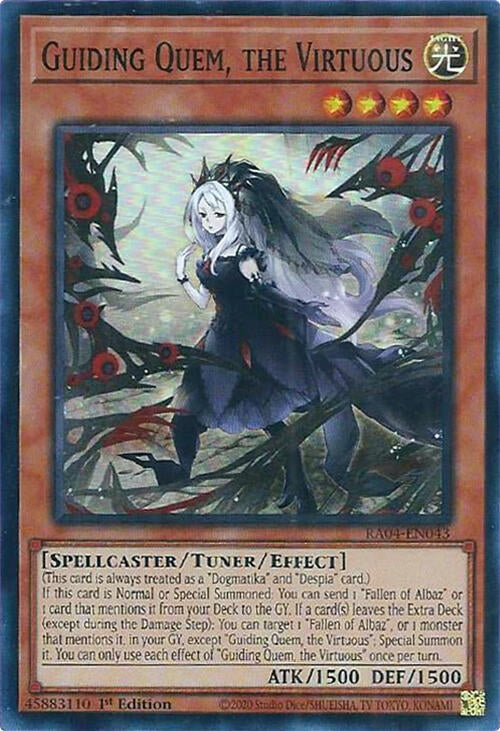Image for Guiding Quem, the Virtuous (RA04-EN043) - YuGiOh