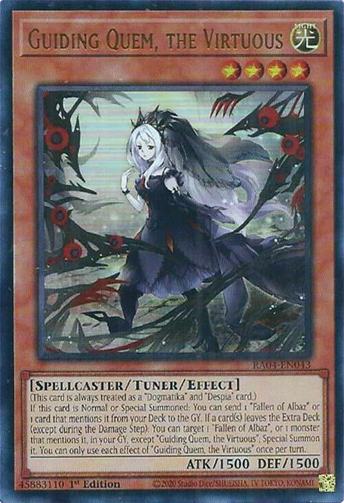 Image for Guiding Quem, the Virtuous (UR) (RA04-EN043) - YuGiOh