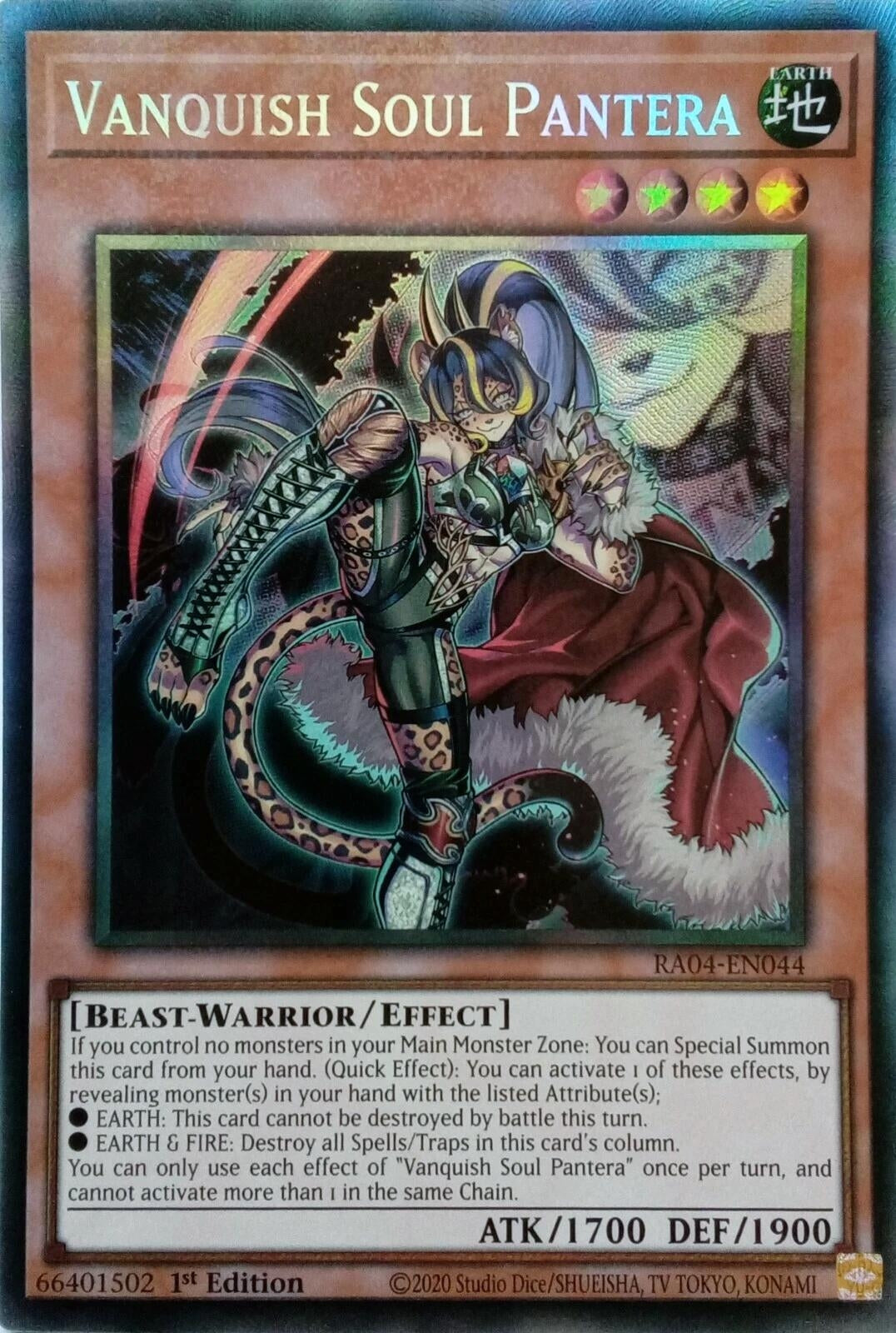Image for Vanquish Soul Pantera (PCR) (RA04-EN044) - YuGiOh